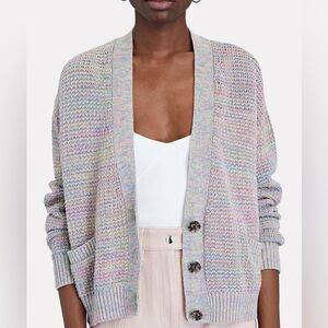 Re/Done Multicolor Knit Cardigan 90’s rainbow xs